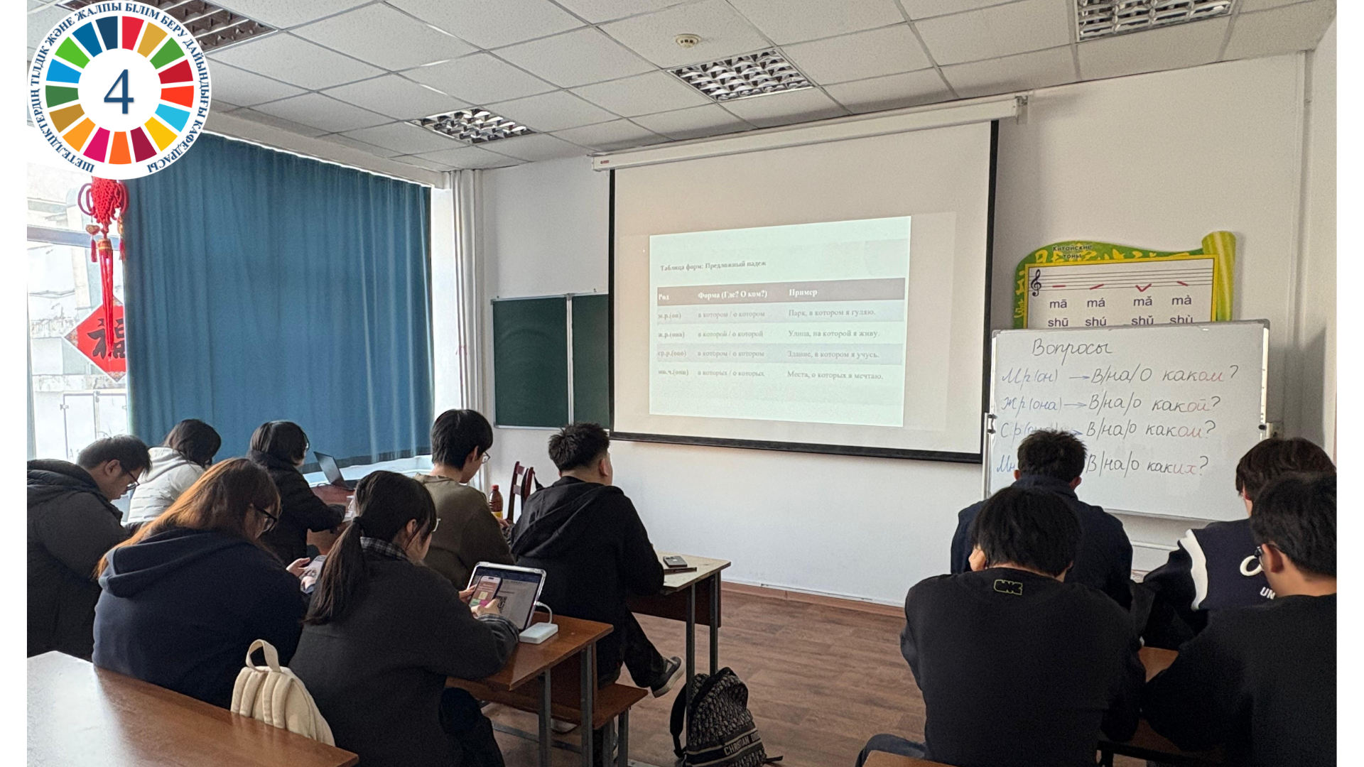 Сапалы білім беру принциптерін ашық сабақ аясында іске асыру